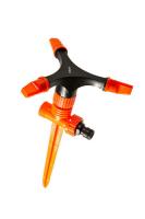 Разбрызгиватель вращающийся, пластик. на пике, 3 сопла  Sturm!