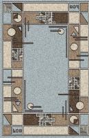 Ковер Merinos SIERRA ALBINA 3 - STAN BLUE-BROWN  2,5*3,5м