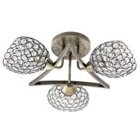 ,Люстра потолочная 50226 3AB BK+CL