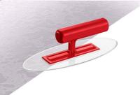 Кельма 220 90 мм пластм. прозрачная для декоративных покрытий овальная    ЗУБР