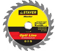 Диск пильный по дереву 185 30 20мм 30T Opti Line, оптимальный рез   STAYER