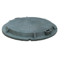 Люк ПП садовый черный нагрузка до 1,5т.