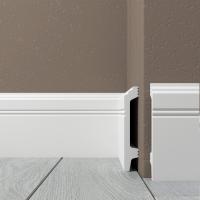 Плинтус напольный Де-Багет H120  XPS POLYMER  120 20 (2м)