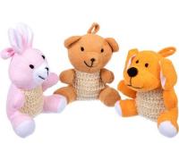 Мочалка из сизаля с хлопком (собачка,мишка,зайка)  Банные штучки   30