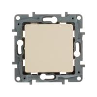 Выключатель 1кл СП ETIKA винт. слон. кость 672301