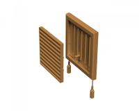 Решетка МВ100 Рс дуб светлый