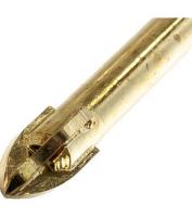 Сверло по кафелю стеклу, 6 60мм, 4-реж.кромки,титановое покрытие   FIT IT