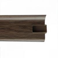 Плинтус с сил. краем и каб. каналом 818 Дуб Гартвис 58мм WIMAR