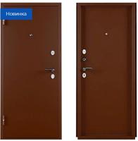 Дверь метал. ПРОМЕТ ТИТАН 960 2050 левая (медь медь 66мм, 2  замка, глазок)