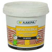 Шпатлевка по дереву ЛАКРА белый 1,5кг
