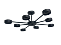 .Люстра TNG-8GX53-B-2  NORDIS  цвет черный TANGO