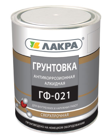 Грунт ГФ-021 красно-кор 1кг.(Лакра)