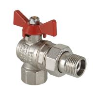 Кран шар. VALTEC 1/2" г/ш баб. угл. американка