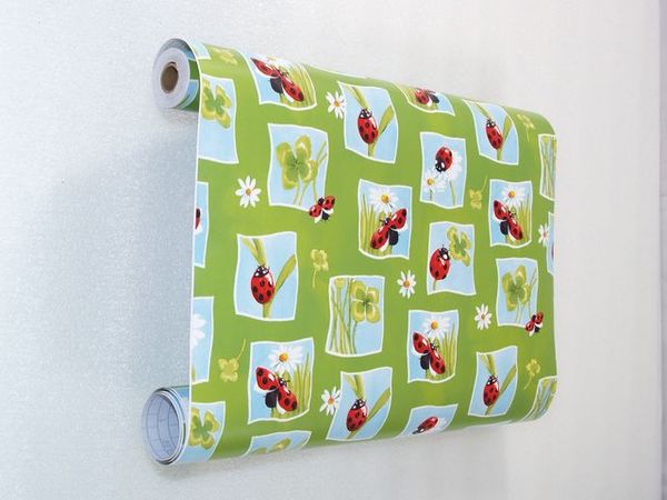 Пленка самоклеящаяся 0,45 8 м  9 8109 божья коровка