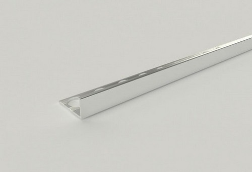 Профиль для плитки внутр. ПК 01-6.01лп, до 12мм, 2700мм (серебро глянец)
