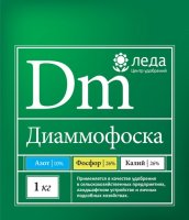 Удобрение Диаммофоска 1 кг (ЛЕДА)