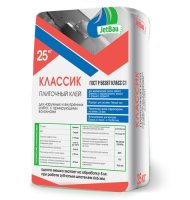 Клей для плитки "Классик" класс С1 25кг (56шт/пал) JetBau