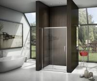 Душевое ограждение LATTE WTW-120-G-WEпрям. стекло Грейп (без поддона и автослива)