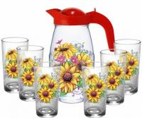 Набор для воды 7 пред. 1607 6-Д (Подсолнух)
