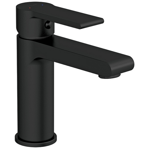 Смеситель для раковины CERSANIT BRASKO BLACK 63107 черный однорычажный