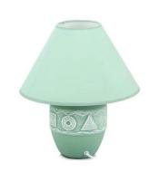 Светильник настольный ЛЮЧИЯ D1902  Геометрия  60W Е27 зелёный