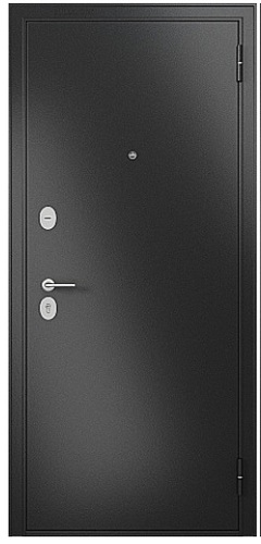 Дверь входная метал.  МАСТИНО FAMILY ECO  MP 960 2050 L (Букле антрацит Дуб серый E-136)