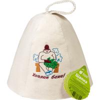 Шапка  Хозяин бани   Банные штучки  войлок 100% (20)