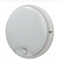 Светильник светодиодный LED ДПО 4100Д-12w с датчиком 4000К 800Лм IP54 кругл пласт. бел IEK