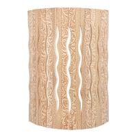 Абажур для светильника, угловой, липа, с орнаментом "Цветы", 31х9х22 см "Банные штучки" в кор