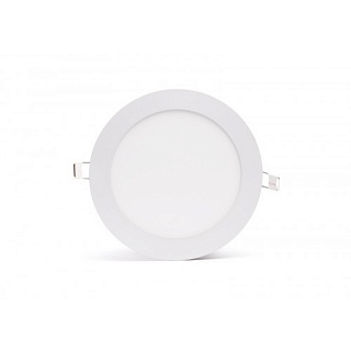 Светильник встраиваемый LED круг 10W 6500K 880 Lm мет., белый IP40 (d наруж. 100мм Включай