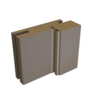 Стойка дверная ALBERO с уплотнителем телескопическая 80*32*2070 Vinyl Серый