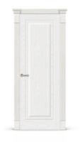 Дверное полотно Малахит-4 800 2000 глухая ясень белый