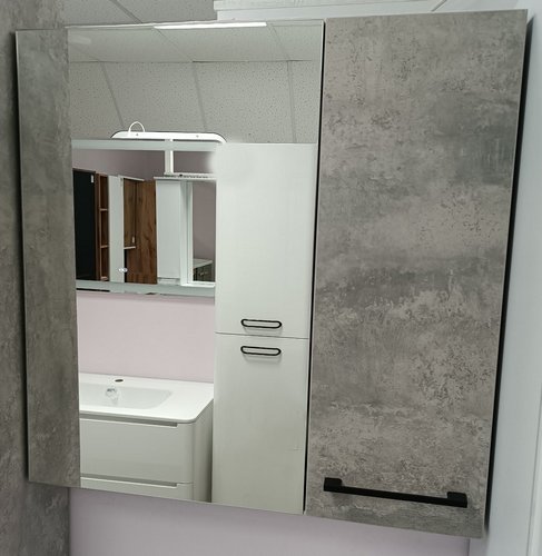 Зеркало-шкаф  ГРЕЙ-600  Милан