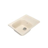 Мойка ML-GM18 с крылом, бежевая (328), 490 640 190мм