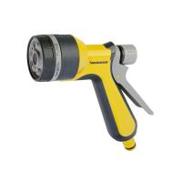 Пистолет д/полива 7 функций + фитинг аквастоп, пласт (HK3015-25-7AS) Hanskonner