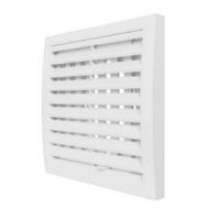 Решетка с жалюзи  регулируемая 150 150 с фланцем D100 1515RRP10F