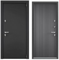 Дверь входная метал. TOREX SNEGIR PRO MP 950*2050 R (Т-сер букл гра/ПВХ холс вулк S60-L1 )
