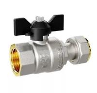 Кран шар. LD 3 4 г г с накидной гайкой