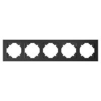 Рамка горизонтальная 5-м STEKKER Катрин GFR00-7005-06, графит