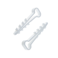 Дюбель-хомут 6х12 полипропилен белый  (уп. 50шт) EKF