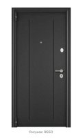 Дверь входная метал. TOREX DELTA PRO MP 860*2050 L (Т.сер.букле,RGSO,листв.крем,D6-23,хр кру нак)
