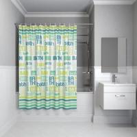 Штора для ванной комнаты, 200 180см, полиэстер, B19P218i11, IDDIS