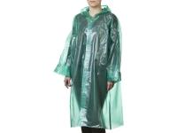 Плащ-дождевик полиэтилен. универсальный размер XL (зеленый)
