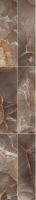 Панель ПВХ 0,25*2,7 фотопечать Opal Coffee Marble Motion (9844) Панельпласт