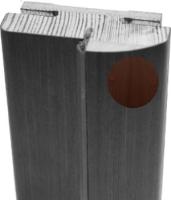 Стойка дверная телескоп орех 609 шпон