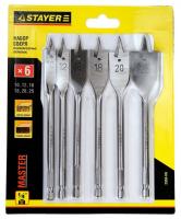 2950-H6 Набор перовых сверл по дереву 6 шт (10-25)    STAYER