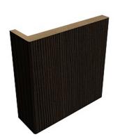 Наличник дверной ALBERO телескопический плоский 24 70 2150 Эко-шпон Темный кипарис