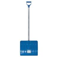 Лопата для уборки снега Профи поликарбонатная, алюминиевый черенок, малая 410х350х1300 мм