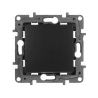 Переключатель 1кл СП ETIKA антрацит 672605