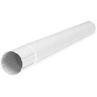 Труба соединительная ф100мм белый (RAL9003) 1м ВЕГАСТОК